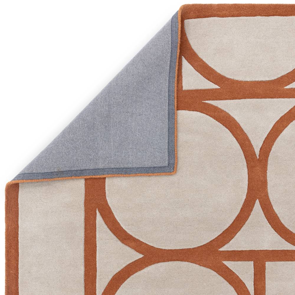 Rust Metro Rug - 200cm x 290cm