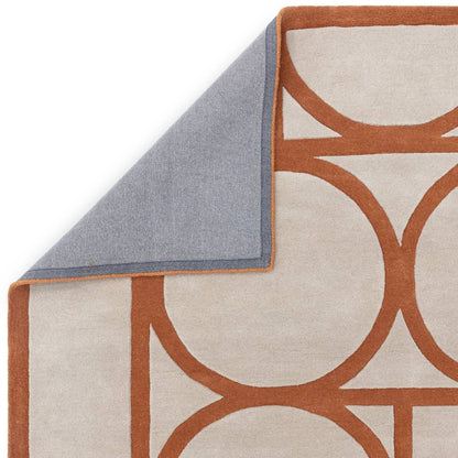 Rust Metro Rug - 200cm x 290cm
