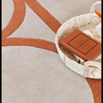 Rust Metro Rug - 200cm x 290cm