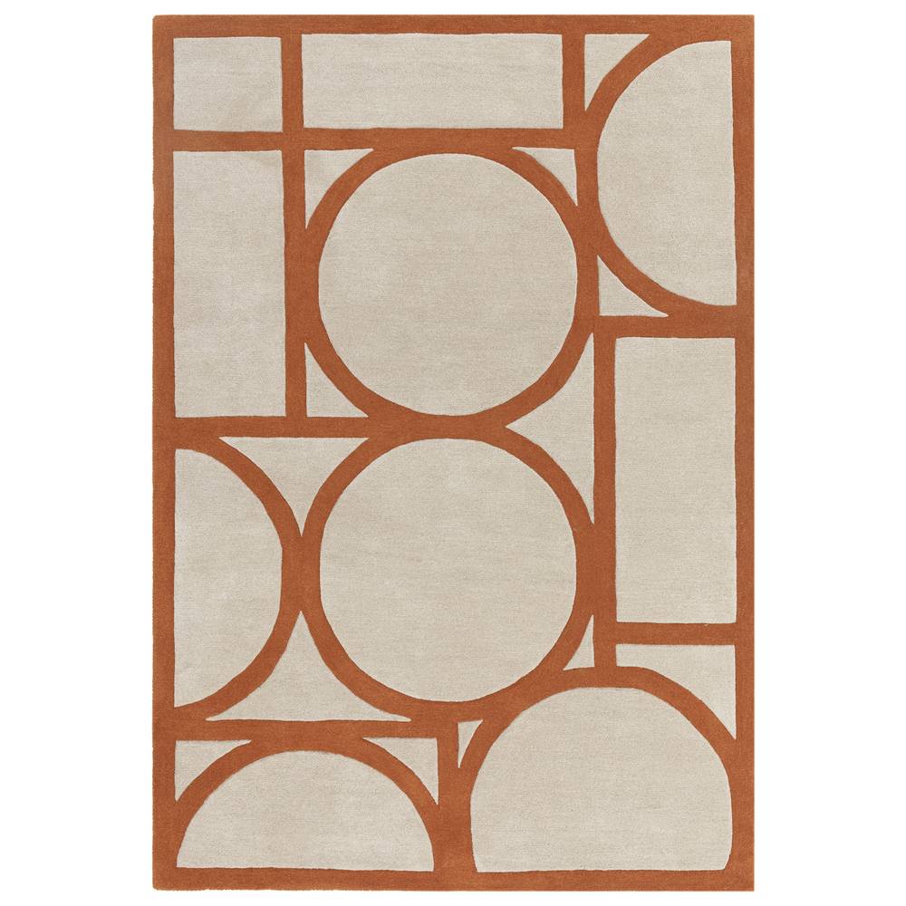 Rust Metro Rug - 200cm x 290cm