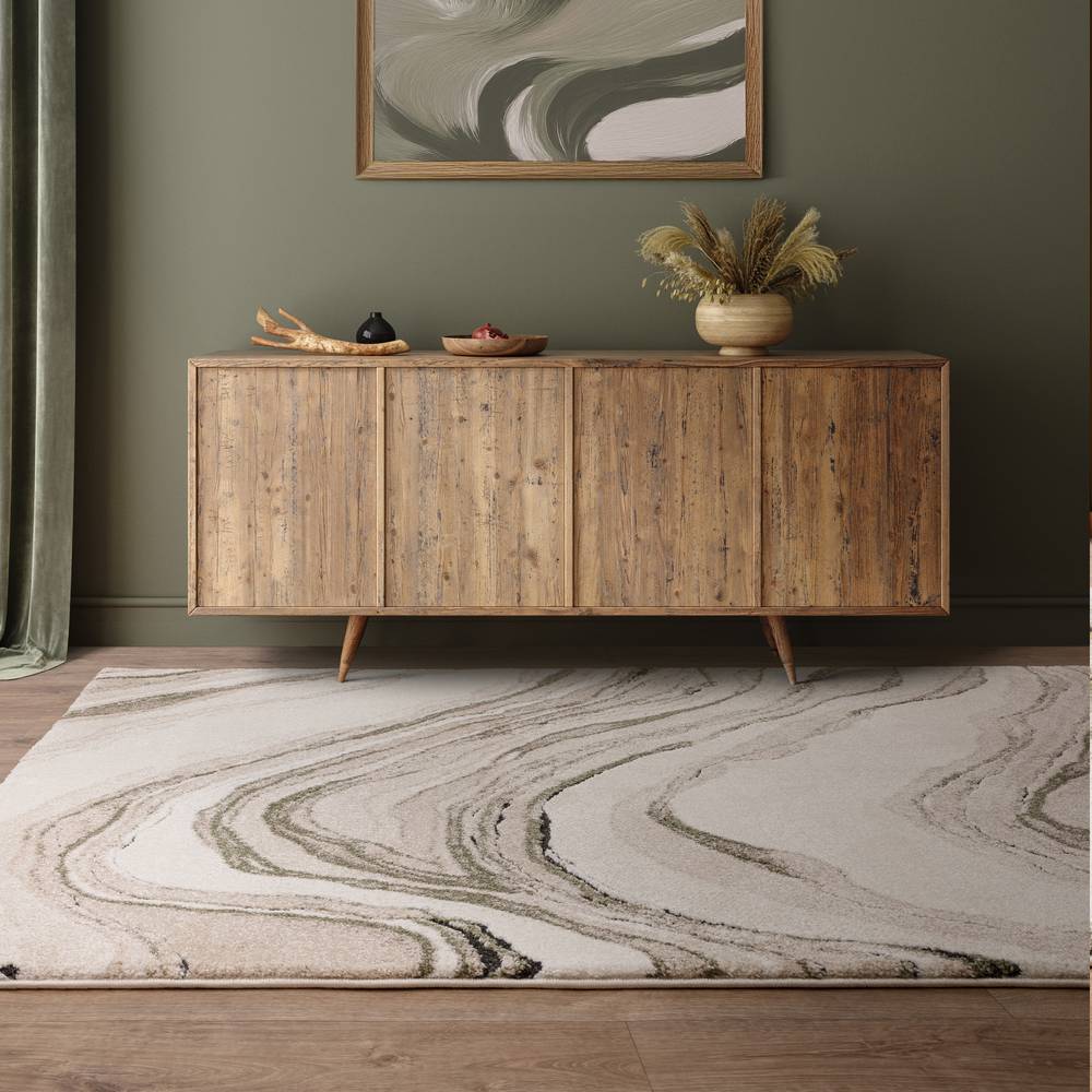 Quartz Green Mirage Rug - 200cm x 290cm