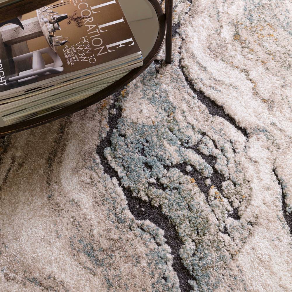 Wave Blue Mirage Rug - 200cm x 290cm