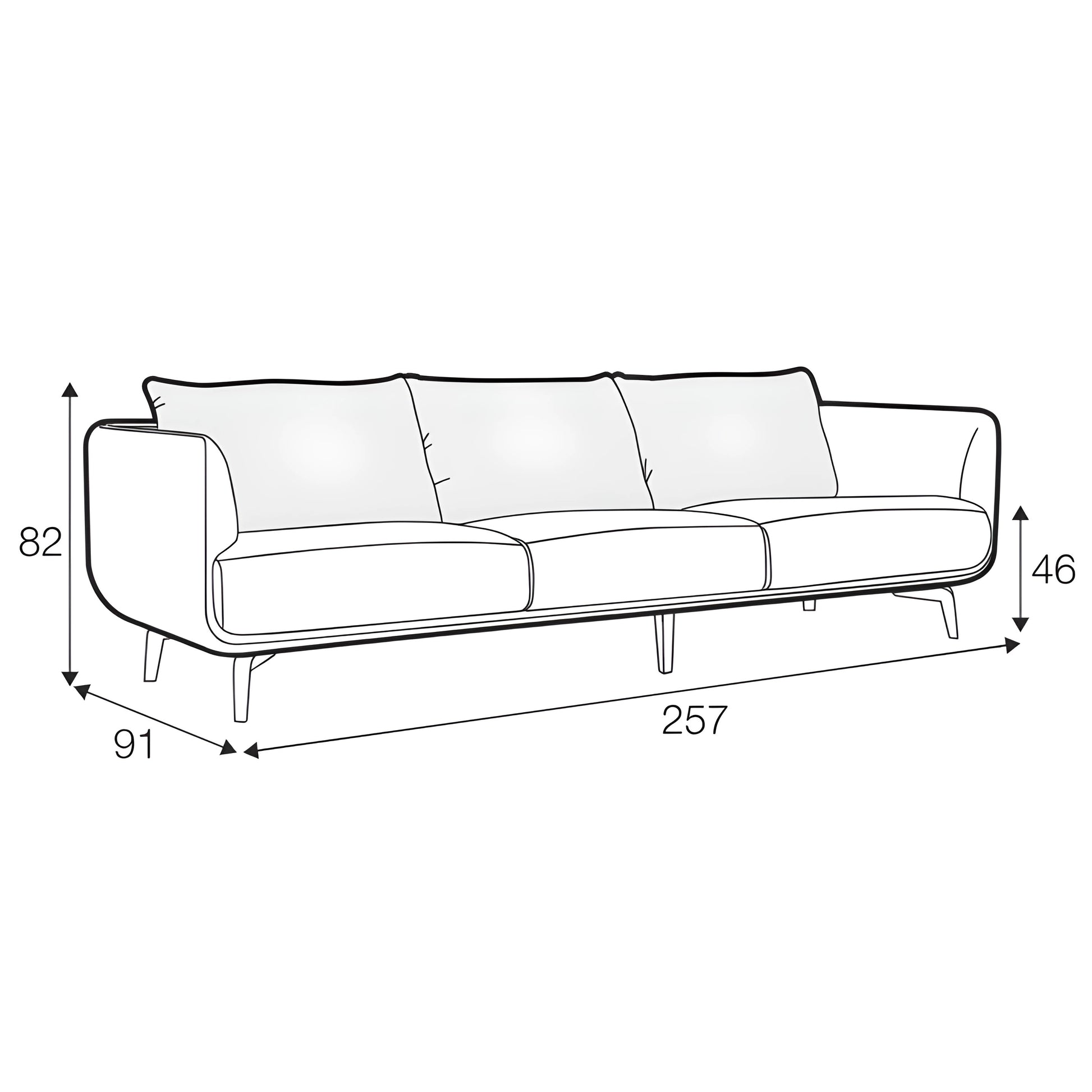 Moa 4 Seater Sofa - Pieces For Places