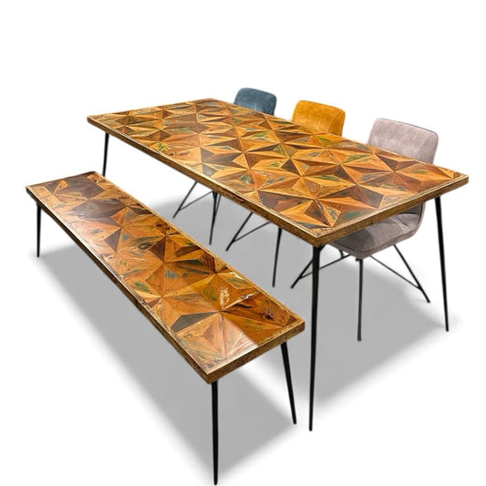 Morpho Geometric Dining Table - 2 Sizes