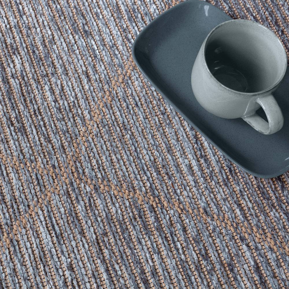 Ice Blue Mulberry Rug - 200cm x 290cm