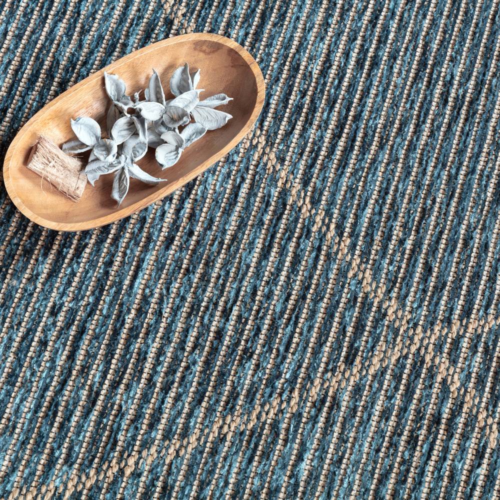 Teal Mulberry Rug - 200cm x 290cm