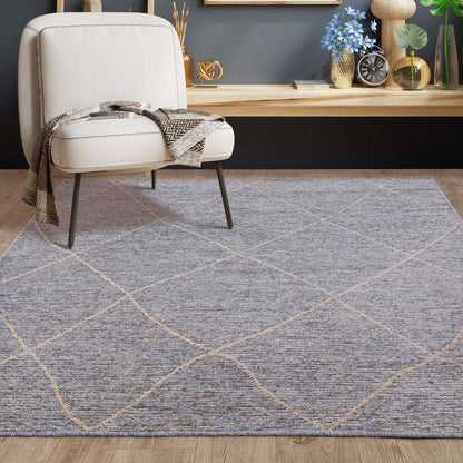 Ice Blue Mulberry Rug - 200cm x 290cm