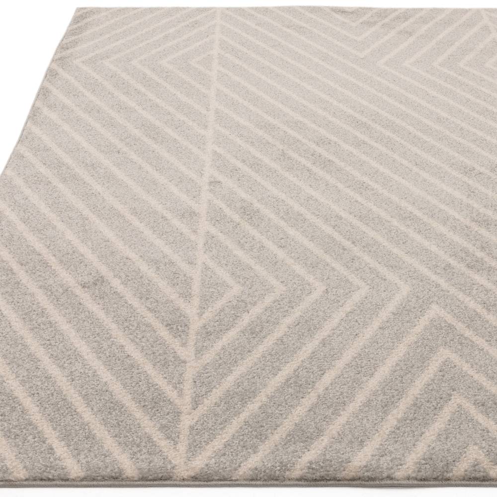 Grey Linear Rug MU09 Muse Rug - 200cm x 290cm