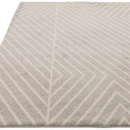 Grey Linear Rug MU09 Muse Rug - 200cm x 290cm