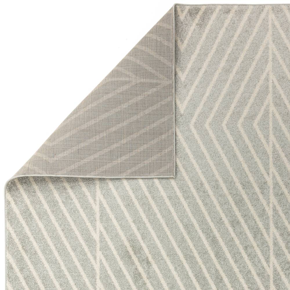 Grey Linear Rug MU09 Muse Rug - 200cm x 290cm