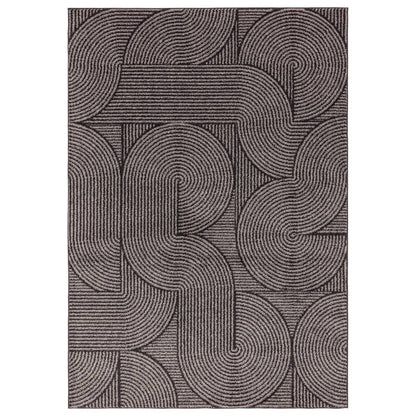 Charcoal Swirl Rug MU01 Muse Rug - 200cm x 290cm