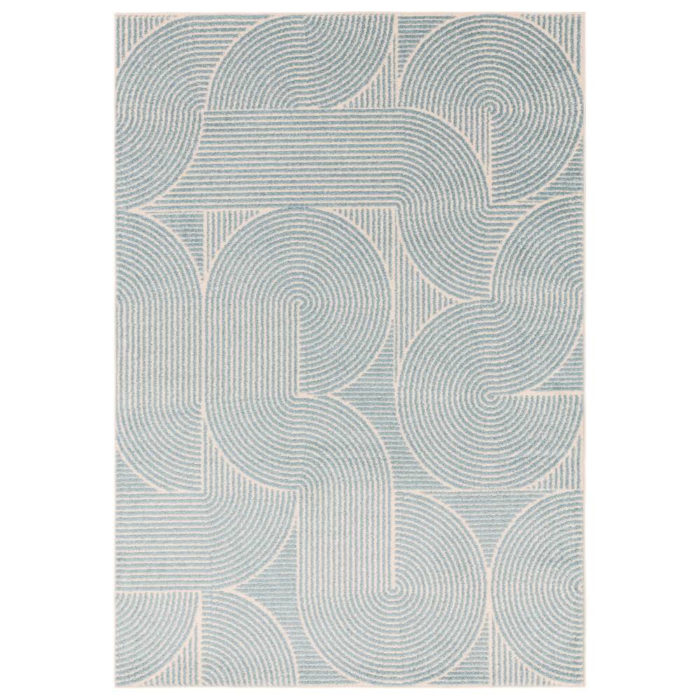 Blue Swirl Rug MU02 Muse Rug - 120cm x 170cm