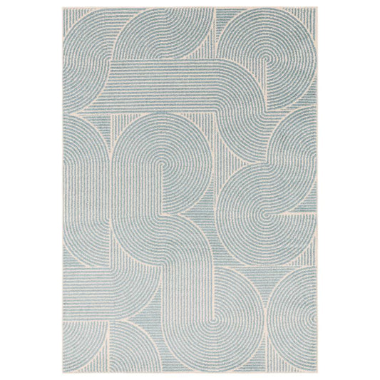 Blue Swirl Rug MU02 Muse Rug - 120cm x 170cm