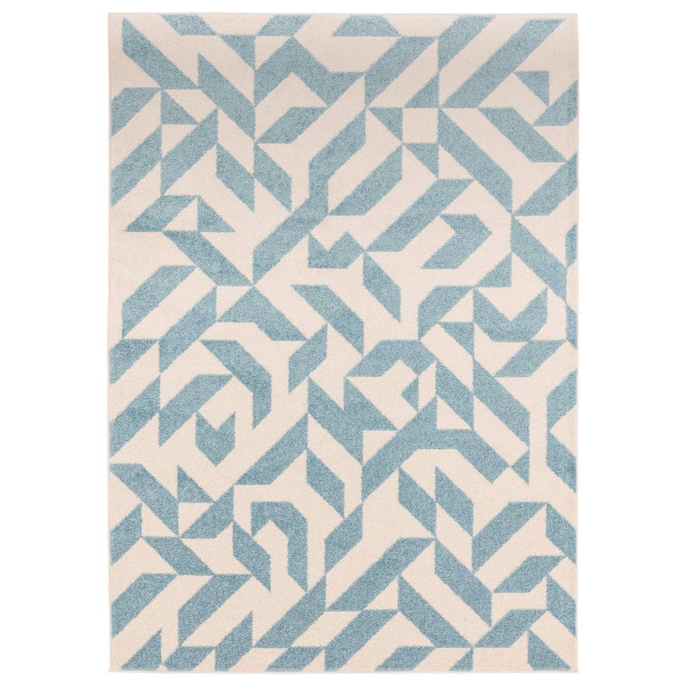 Blue Shapes Rug MU03 Muse Rug - 120cm x 170cm