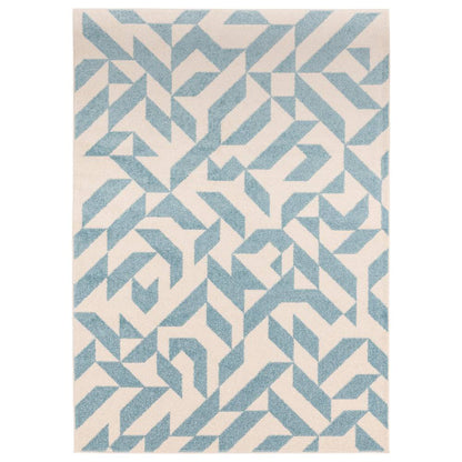 Blue Shapes Rug MU03 Muse Rug - 120cm x 170cm