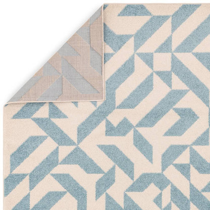 Blue Shapes Rug MU03 Muse Rug - 120cm x 170cm
