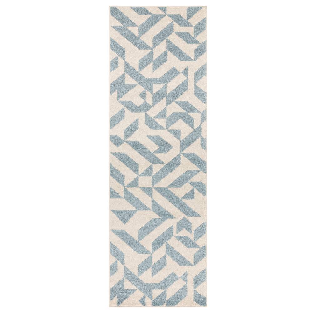 Blue Shapes Rug MU03 Muse Rug - 120cm x 170cm