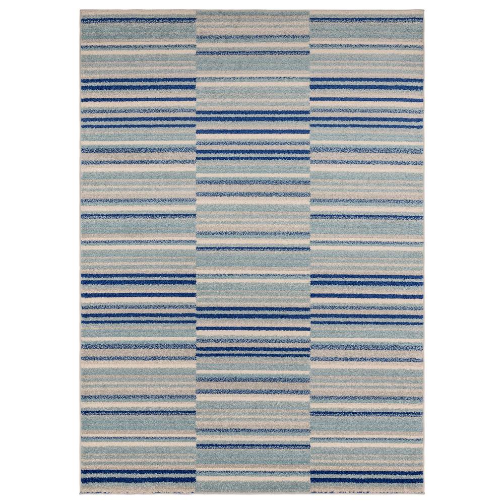 Blue Stripe Rug MU05 Muse Rug - 120cm x 170cm