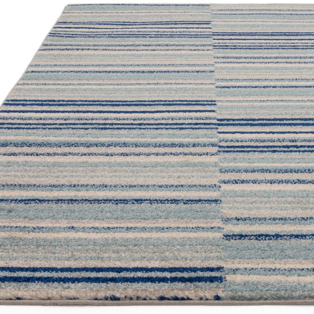 Blue Stripe Rug MU05 Muse Rug - 120cm x 170cm