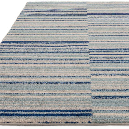 Blue Stripe Rug MU05 Muse Rug - 120cm x 170cm