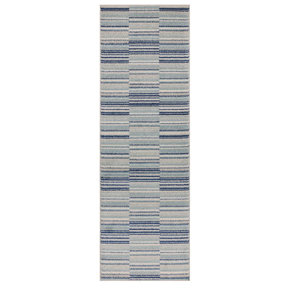 Blue Stripe Rug MU05 Muse Rug - 120cm x 170cm