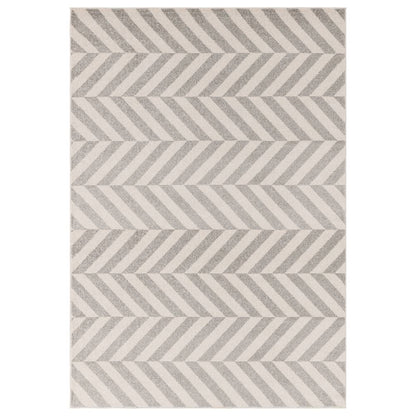Grey Chevron Rug MU07 Muse Rug - 200cm x 290cm