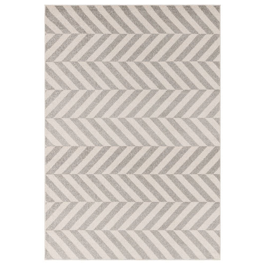 Grey Chevron Rug MU07 Muse Rug - 200cm x 290cm