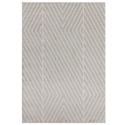 Grey Linear Rug MU09 Muse Rug - 200cm x 290cm