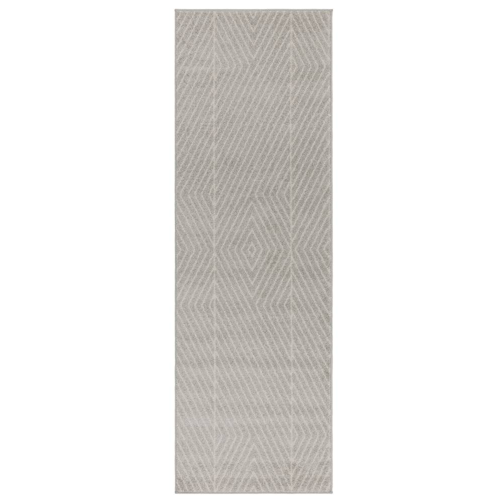Grey Linear Rug MU09 Muse Rug - 200cm x 290cm