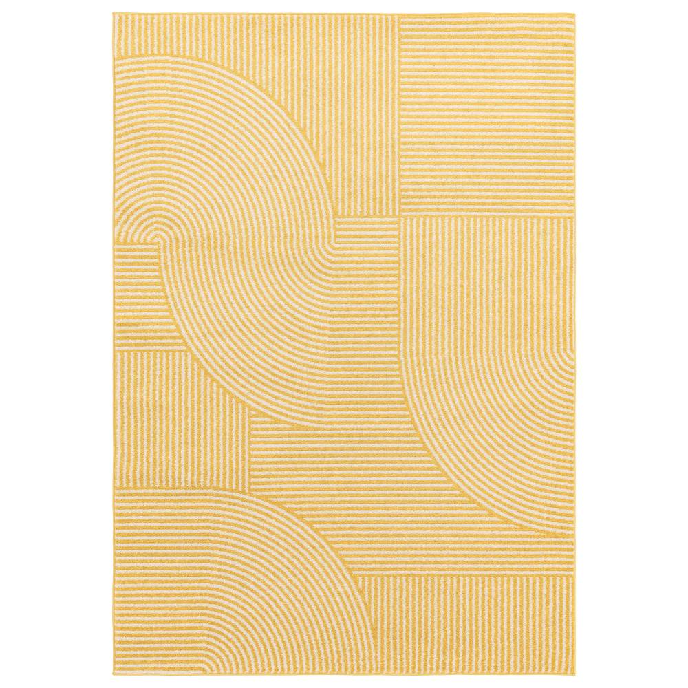 Yellow Geometric Rug MU18 Muse Rug - 200cm x 290cm
