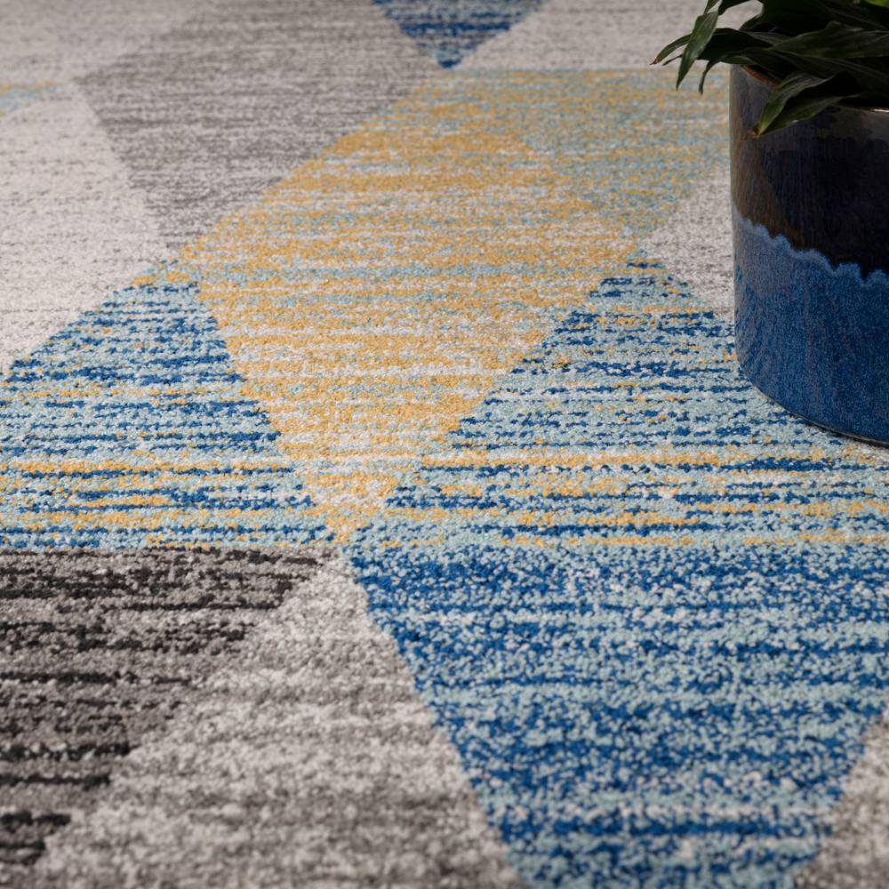 Harlequin Blue MU25 Muse Rug - 200cm x 290cm