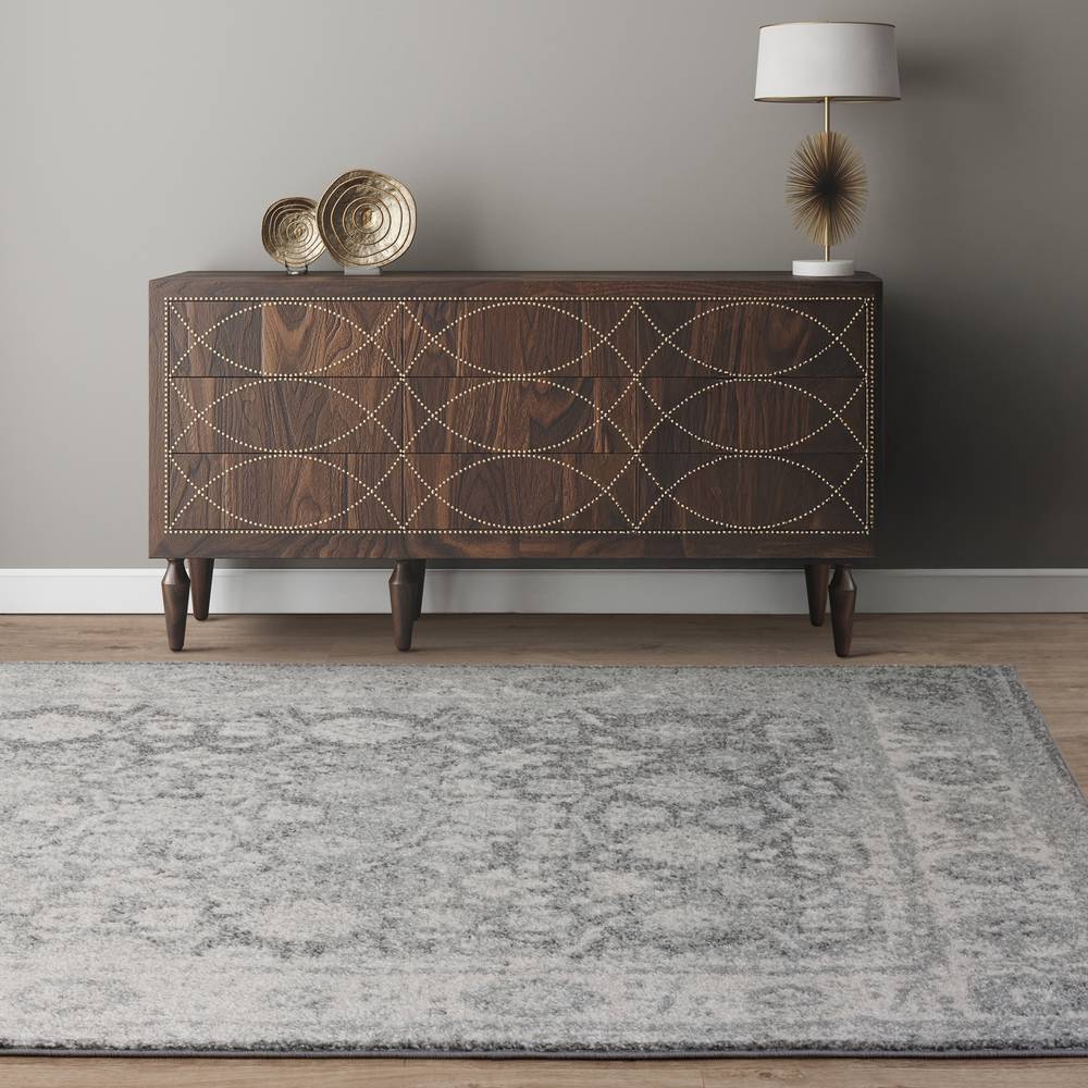 Heritage Grey MU27 Muse Rug - 200cm x 290cm