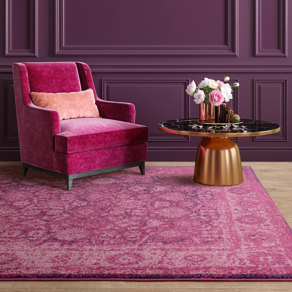 Heritage Pink MU28 Muse Rug - 200cm x 290cm