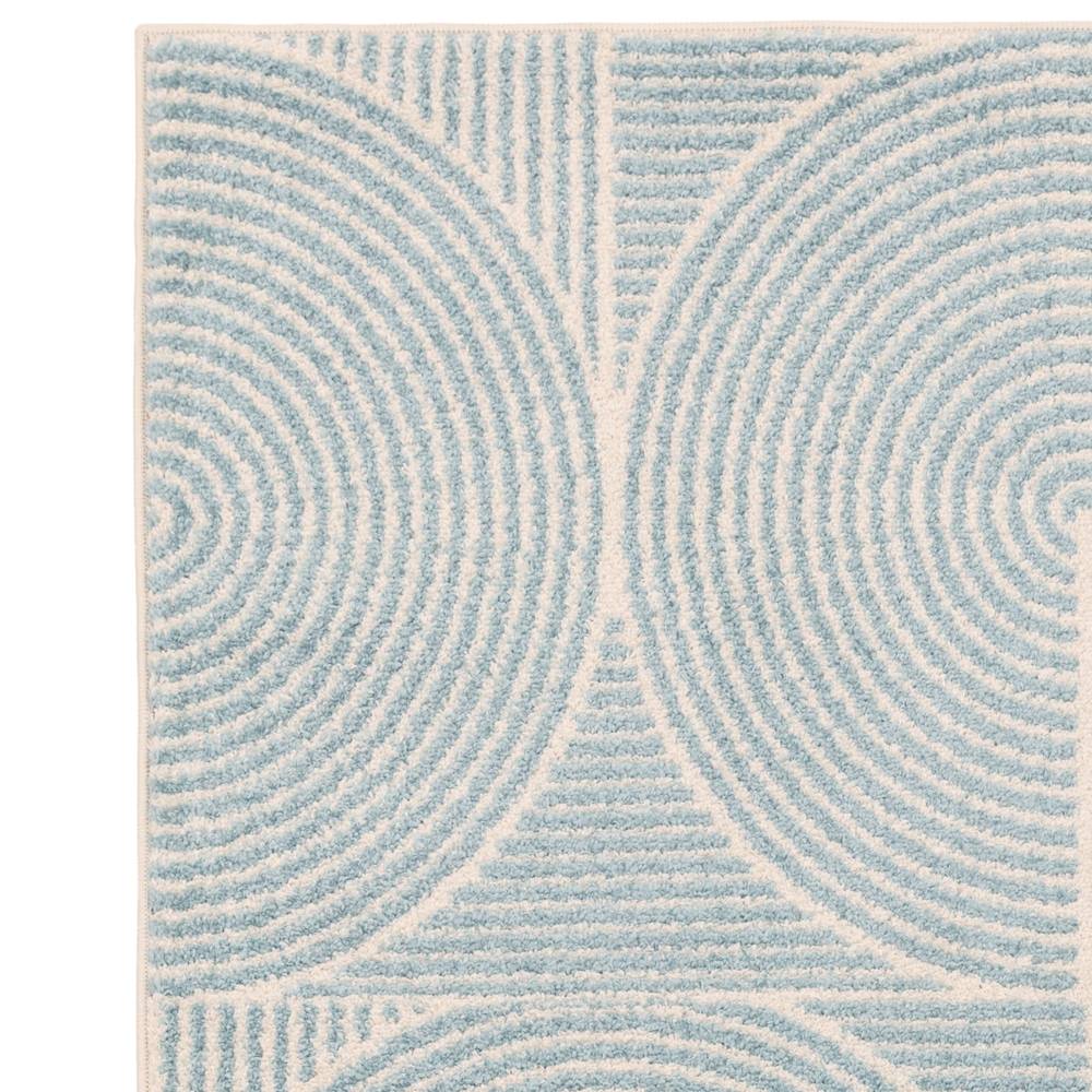 Blue Swirl Rug MU02 Muse Rug - 120cm x 170cm