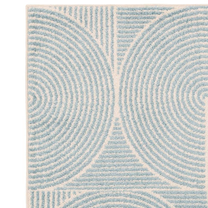 Blue Swirl Rug MU02 Muse Rug - 120cm x 170cm