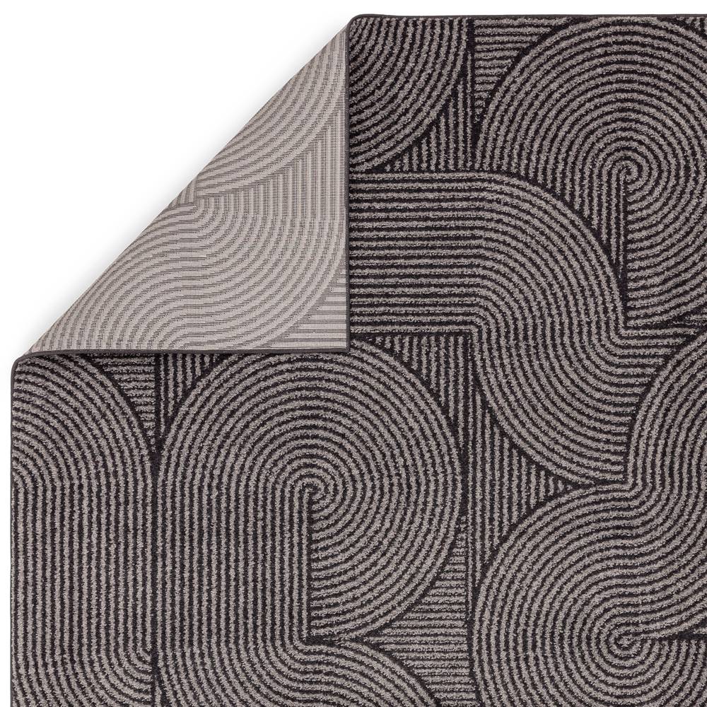 Charcoal Swirl Rug MU01 Muse Rug - 200cm x 290cm