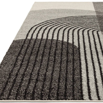 Grey Retro Rug MU14 Muse Rug - 200cm x 290cm