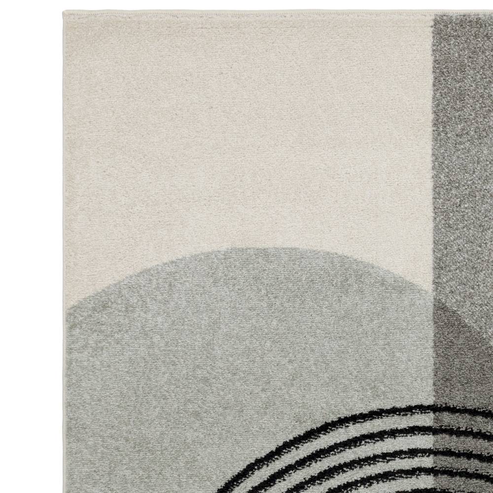 Grey Retro Rug MU14 Muse Rug - 200cm x 290cm