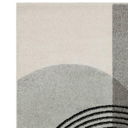 Grey Retro Rug MU14 Muse Rug - 200cm x 290cm