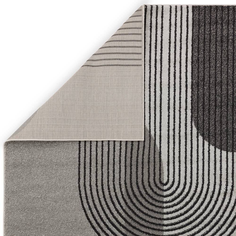Grey Retro Rug MU14 Muse Rug - 200cm x 290cm