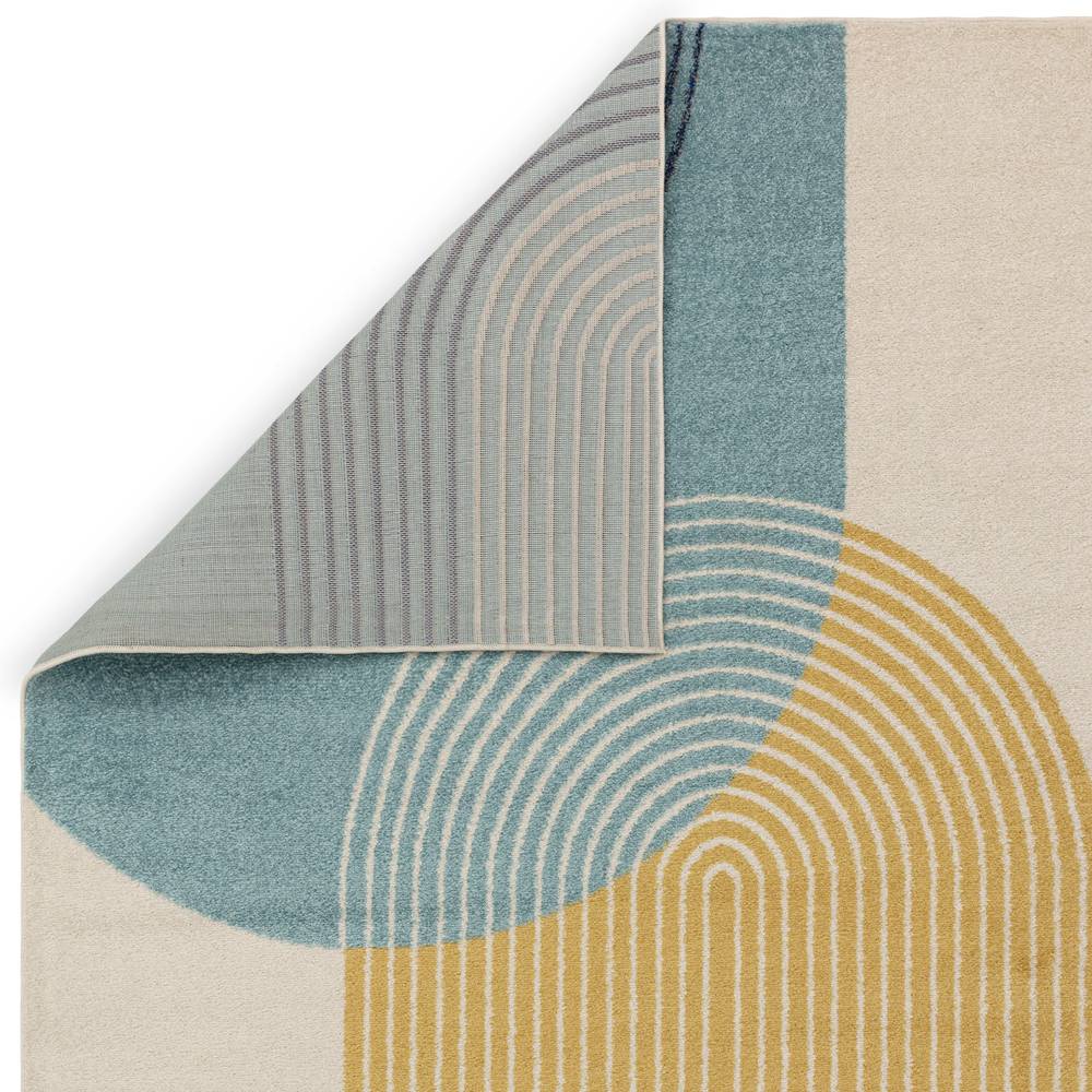 Blue Retro Rug MU15 Muse Rug - 200cm x 290cm