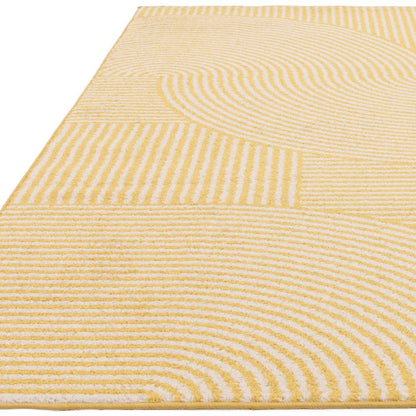 Yellow Geometric Rug MU18 Muse Rug - 200cm x 290cm
