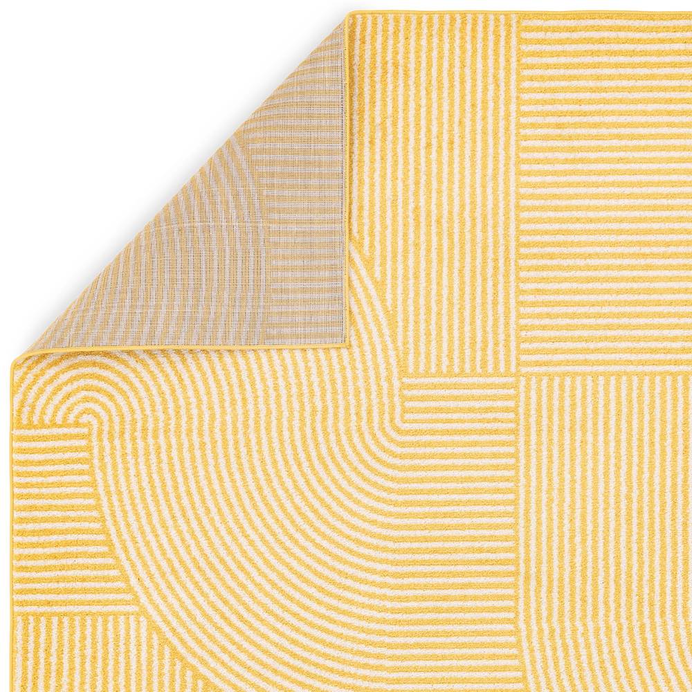 Yellow Geometric Rug MU18 Muse Rug - 200cm x 290cm