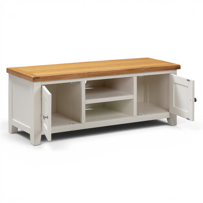 Marlowe White Oak Large TV Unit