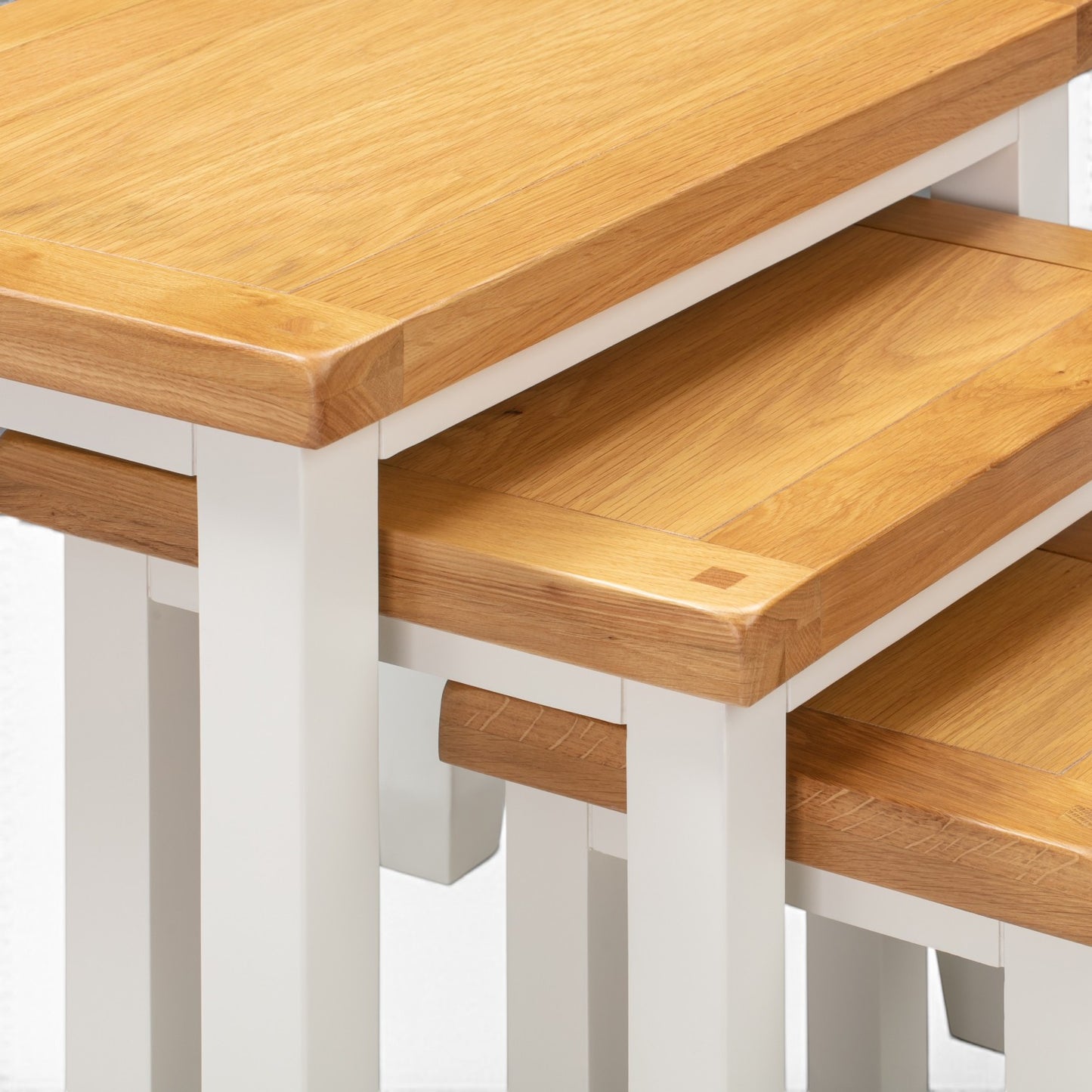 Marlowe White Oak Nest of Tables
