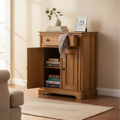 Natalia Mango Wood Hall Cabinet