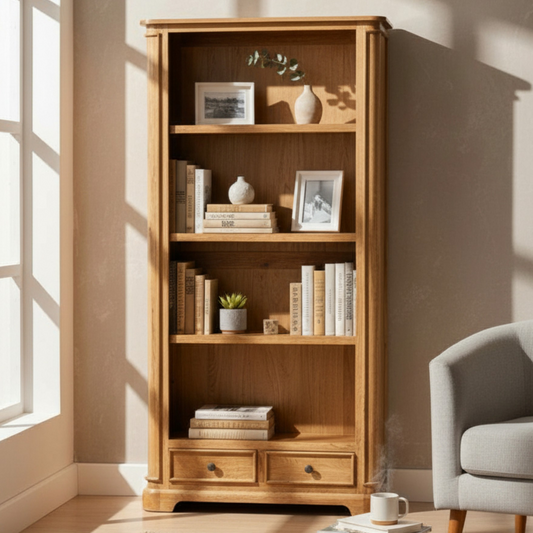 Natalia Mango Wood Large Bookcase