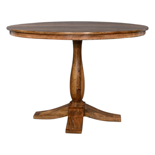 Natalia Mango Wood Round Dining Table