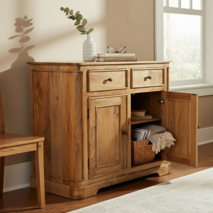 Natalia Mango Wood Small 2 Door Sideboard