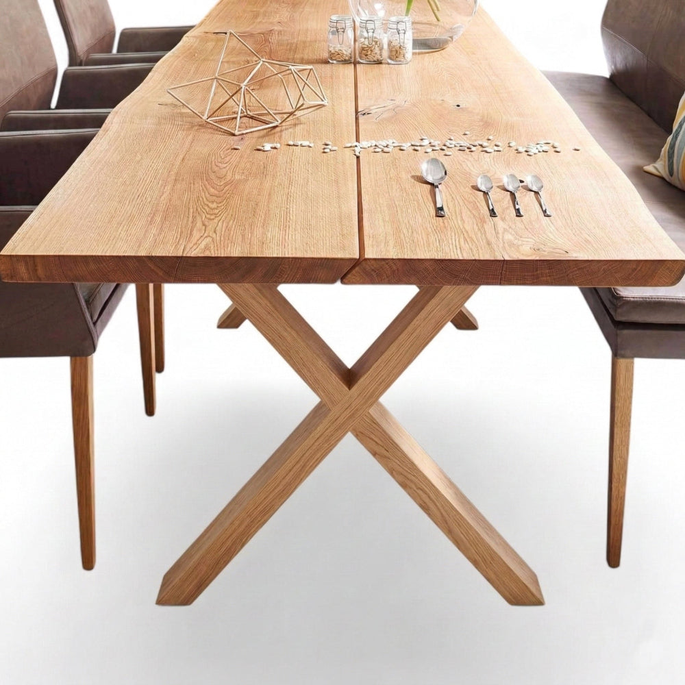 Nature Art Solid Oak Dining Table